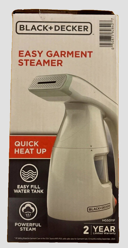 BLACK+DECKER Easy Garment Steamer NEW gallery