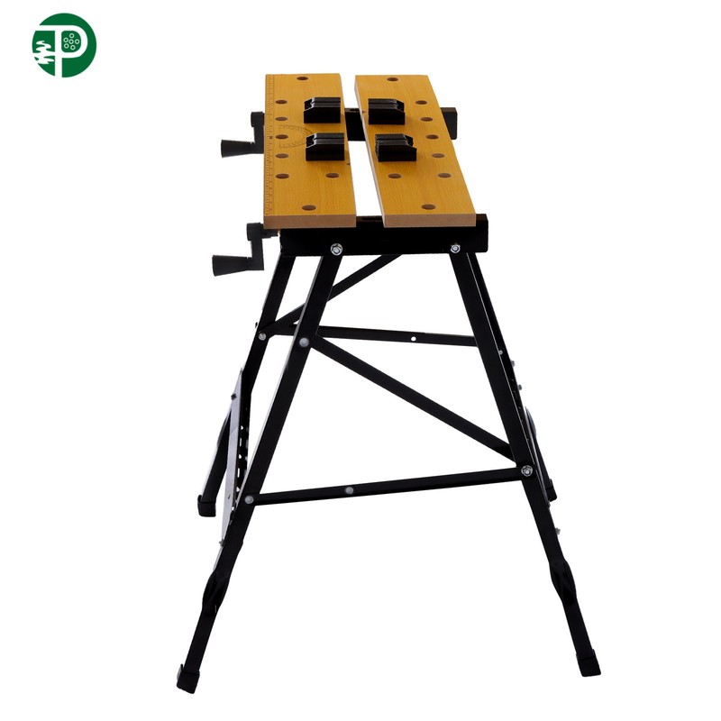 220lbs Folding Workbench,Workshop Tool Storage,Vise Garage Steel Work Table gallery
