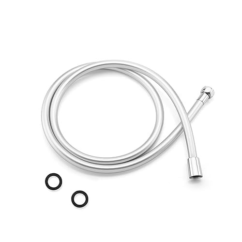 6ft Shower Hose Extra Long Explosion Proof Anti PVC Shower Head 69 In Silver gallery