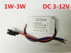 LED Driver Power Supply Transformer AC 85V-265V DC 3V-12V 3W DIY LED Panel Light