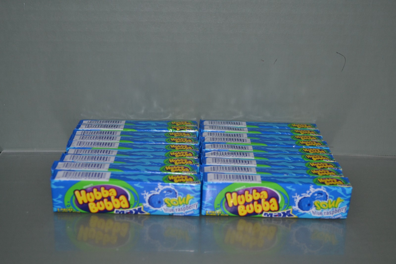 (18) Hubba Bubba Sour Blue Raspberry Bubble Gum, 5 Pieces In Each, BB 10/26 gallery