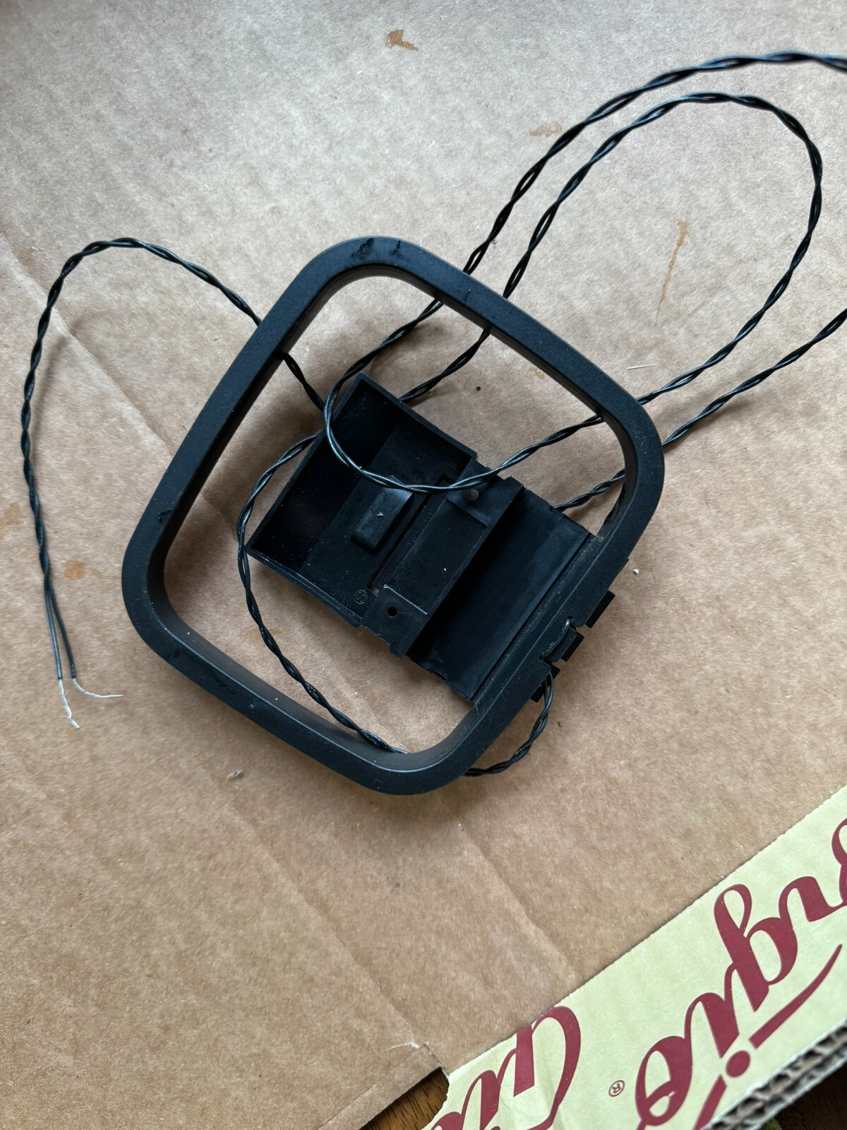 AM Loop Antenna Audio Receiver System Mini Connector 2 Pin Bare Wire gallery