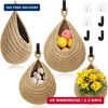 Wall Hanging Baskets for Organizing - 3 Pack Hanging Fruit Basket with 6 Pcs Str gallery