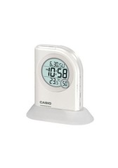 Casio PQ75-7DF Multi Function White Digital Thermometer Table Top Alarm Clock