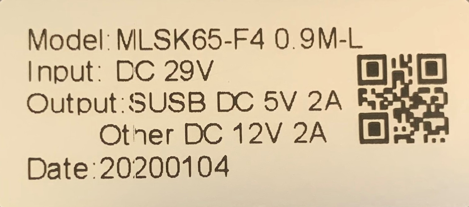 Mulin Electric Switch - MLSK65-F4 6 Button Power Recliner Switch + USB gallery