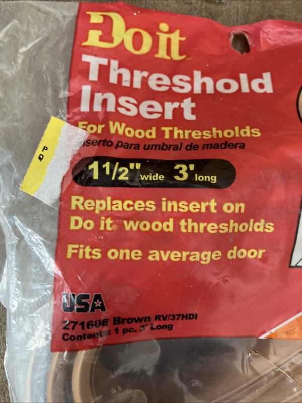 Do it 1-1/2" x 36" Threshold Insert Vr21002 For Wood Thresholds Nos gallery