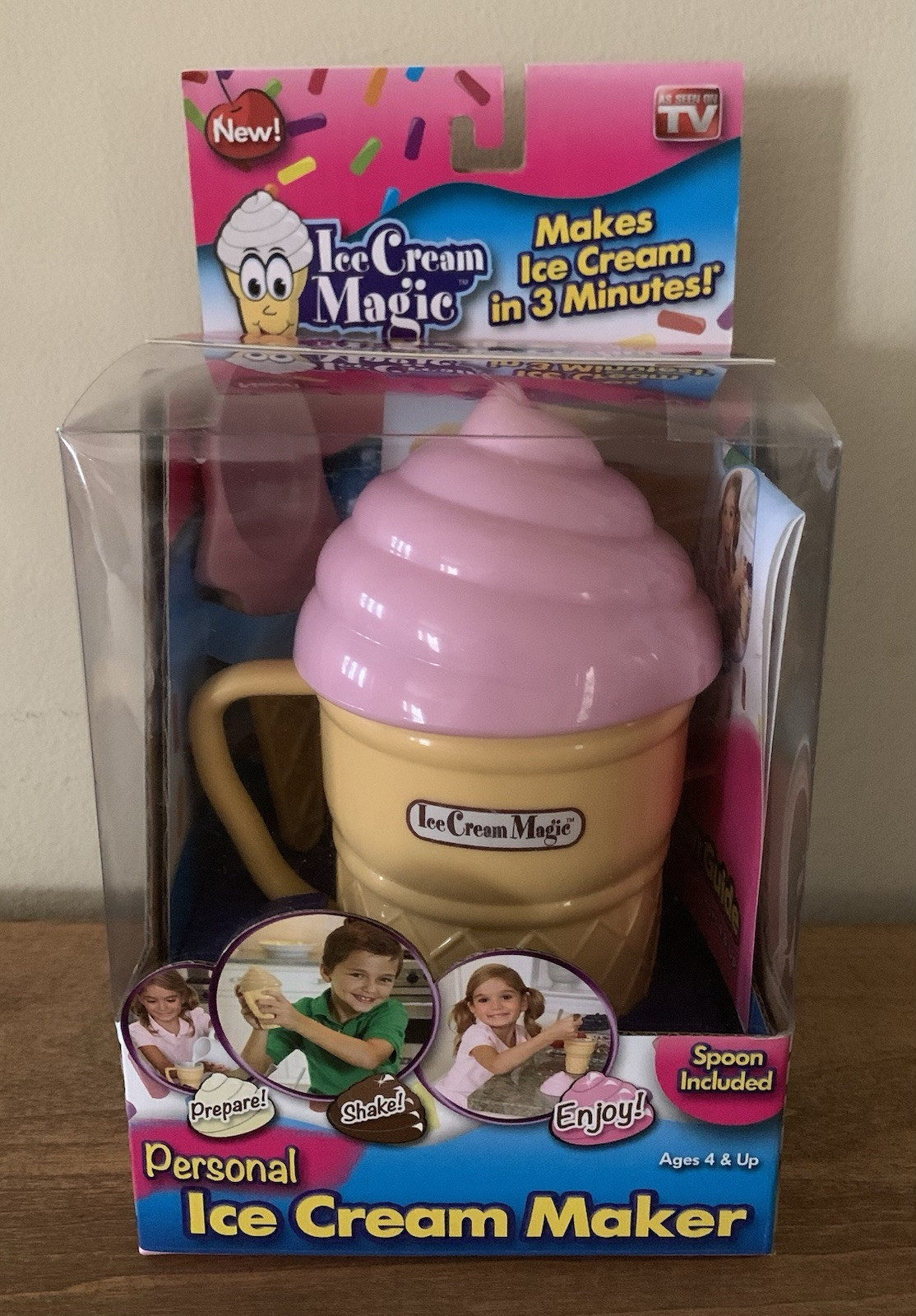 Ice Cream Magic Personal Ice Cream Maker & Spoon Shake It to Make in 3 Minutes gallery