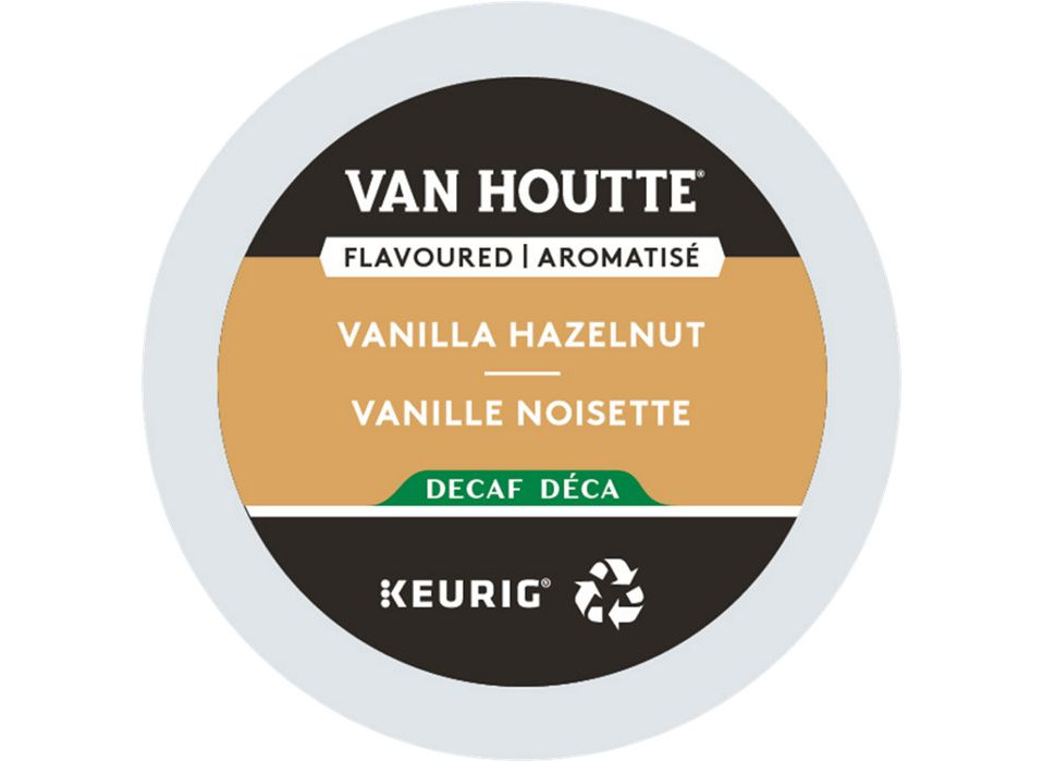 Van Houtte Decaf Vanilla Hazelnut Coffee 24 to 144 Keurig K cups Pick Any Size gallery