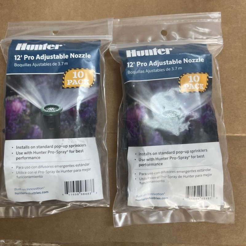 Hunter Industries Pro Adjustable Arc 12 ft. Radius Pop-Up Sprinkler Spray(10PK) gallery