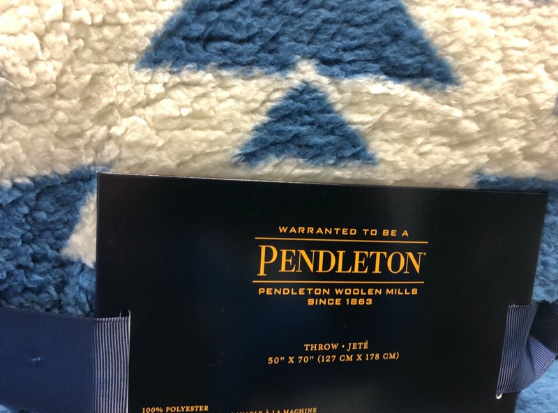 Pendleton Eagle River Multicolor Sherpa Throw Fleece Blanket Southwest Aztec gallery