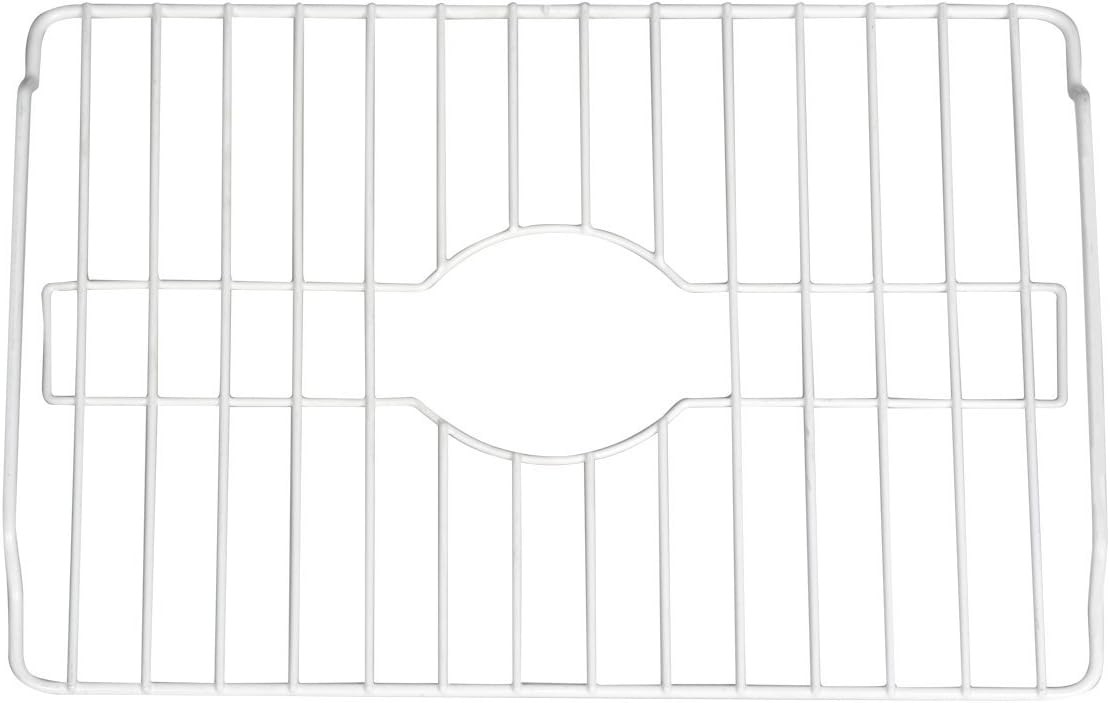 Sink Protectors for Kitchen Sink Bottom with White Coating Grate Insert Grid ... gallery