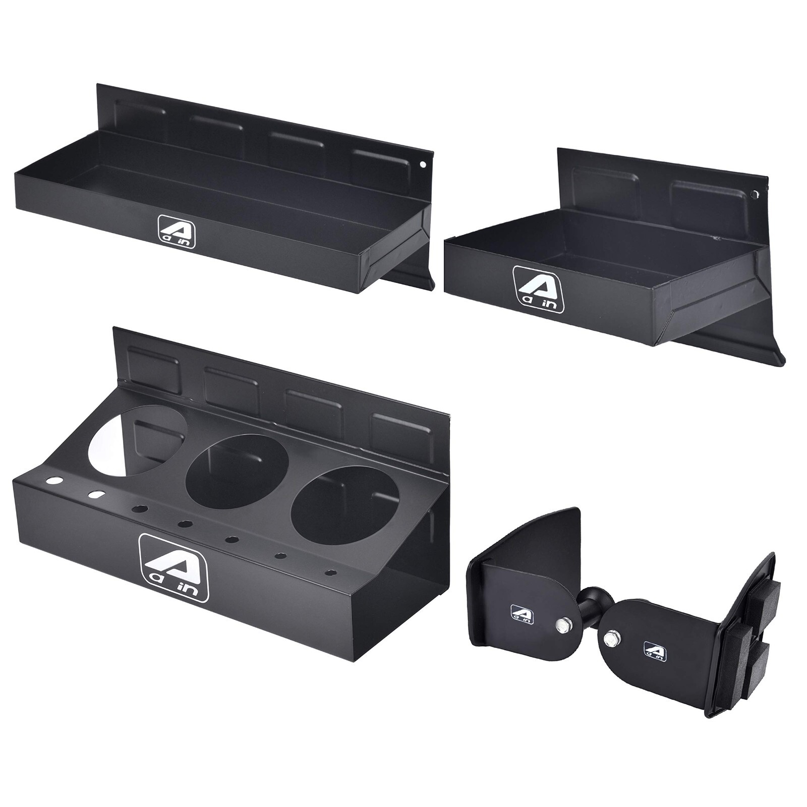 Aain Magnetic Tool Box Tray Set, Garage Storage Tool Box Accessories, 2 Trays gallery