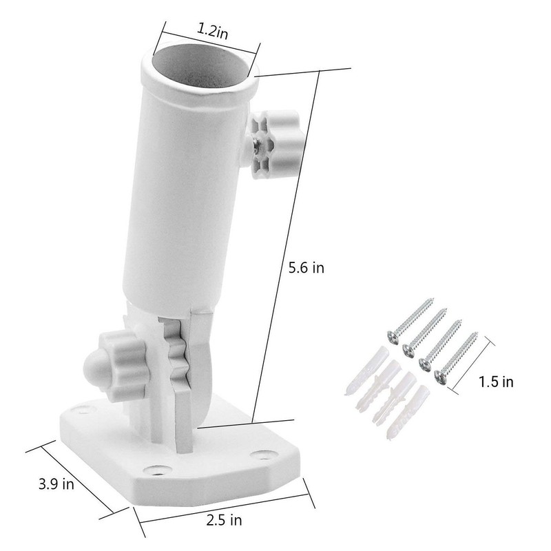 Adjustable Aluminum Flag Bracket gallery