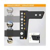 LOCAME Adjustable Trailer Hitch, Fits 2.5-Inch Receiver Only, 8-Inch Drop Alu... gallery