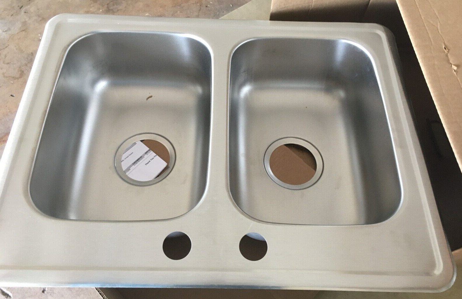 Elkay Dayton 25" Drop In Double Basin Stainless Steel Kitchen Sink D225192 gallery