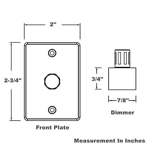 12V Dimmer Switch, RV Light Dimmer High Side PWM Dimming Switch for Boat Camper gallery