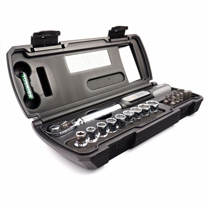 Resq 3/8" Digital Electronic Torque Wrench 1-85Nm 9-752in.lb reversible ratchet gallery