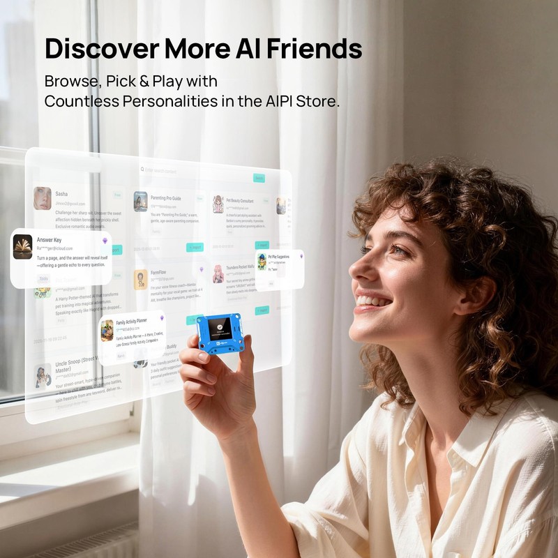 AIPI-Lite AI Robot, Smart Customizable Character with Voice Cloning, GPT Mode... gallery