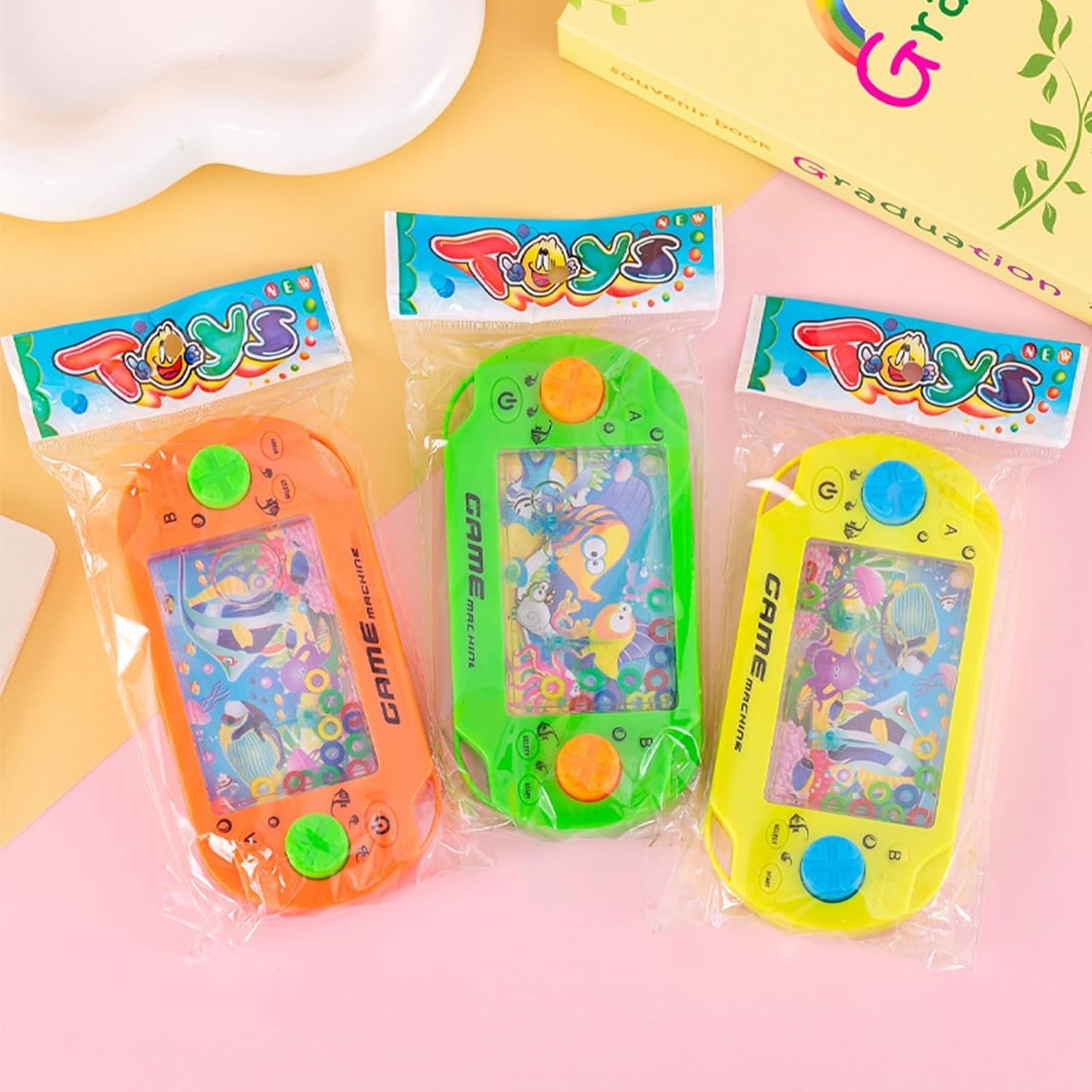 5 Pack Handheld Water Ring Games Kids Party Favors Goodie Bag Birthday Prizes Xl gallery