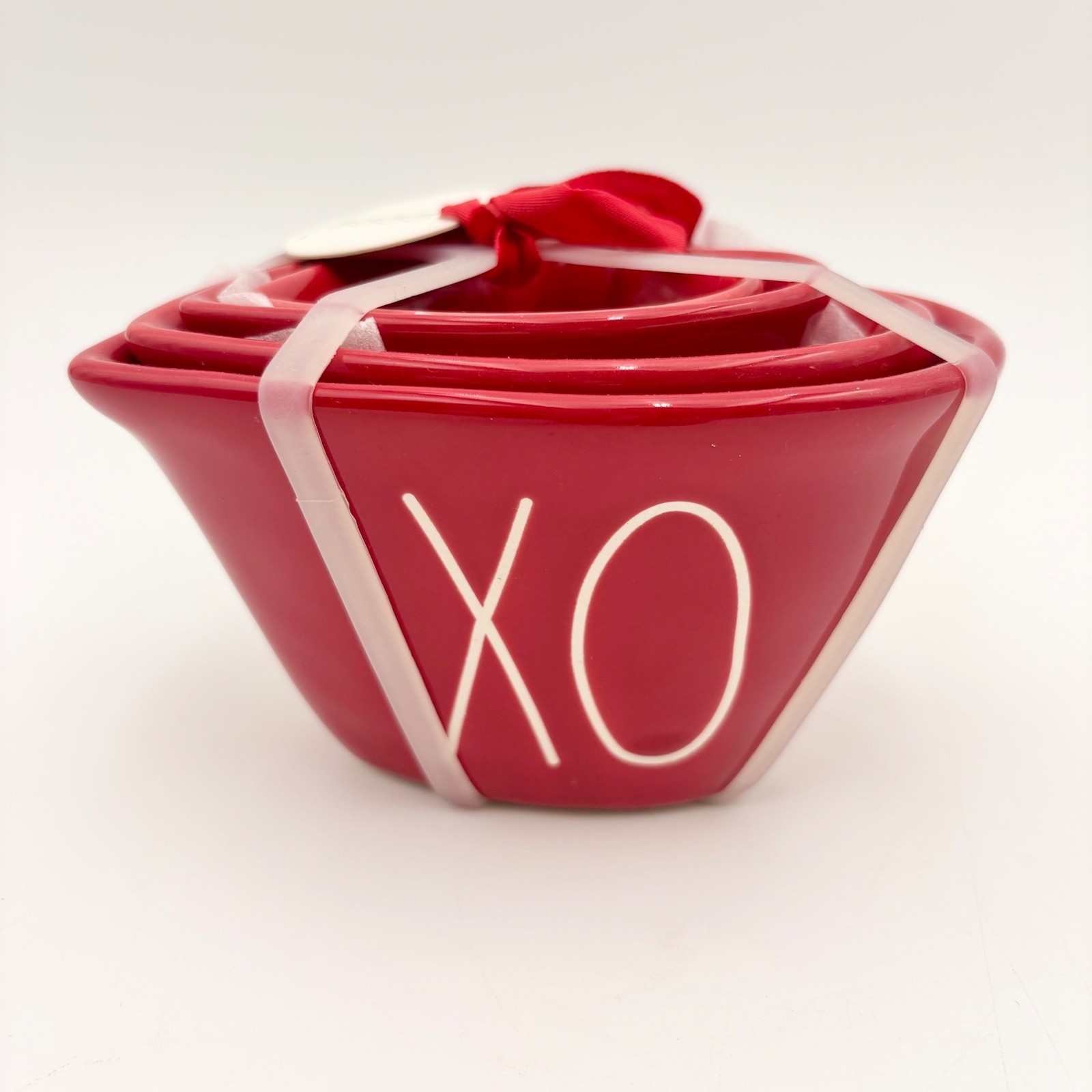 Rae Dunn Measuring Cups Set Heart Shaped Red Valentine Kitchen Baking Valentine gallery