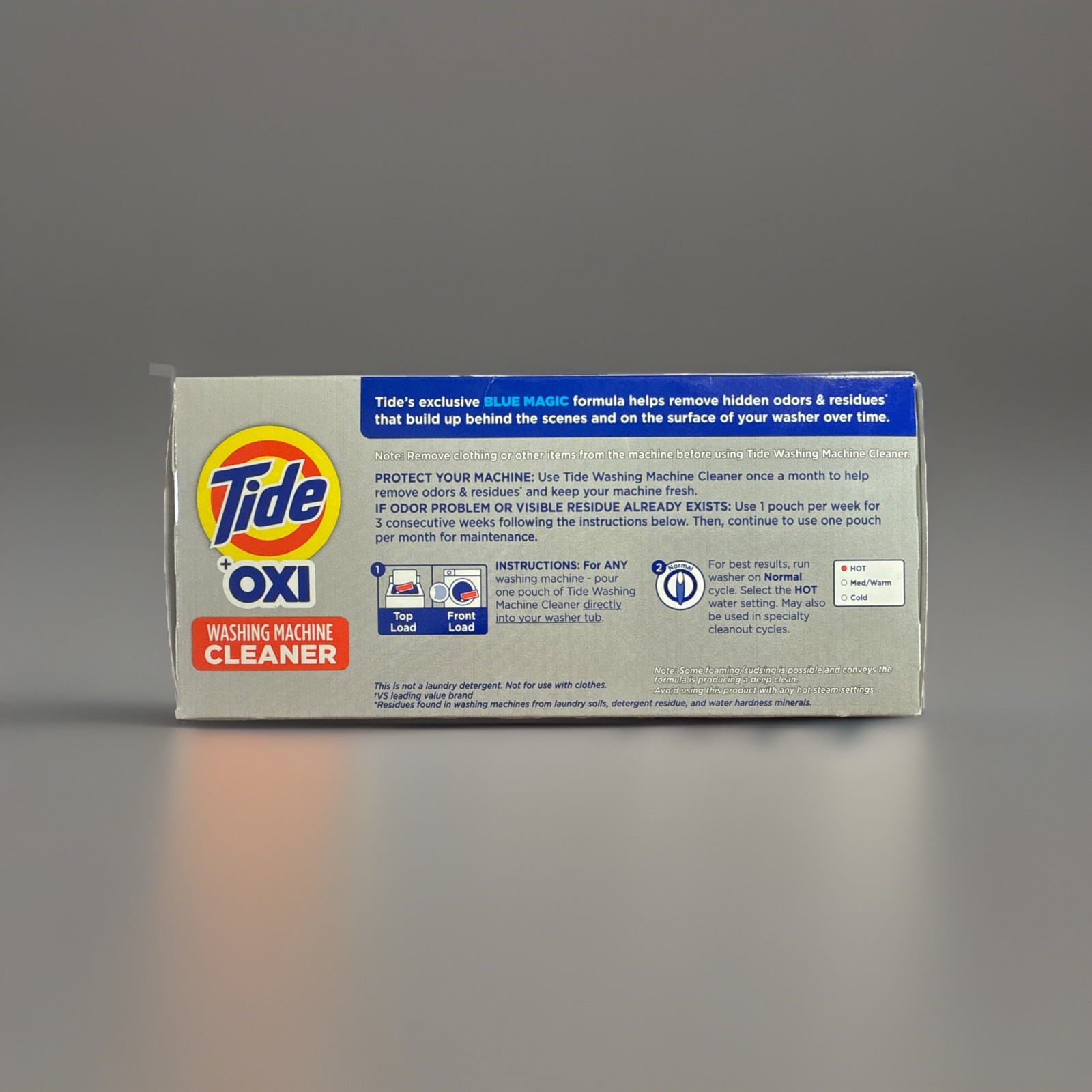 Tide Washing Machine Cleaner +Oxi Removes Odor & Residue 6ct/6 Month Supply gallery