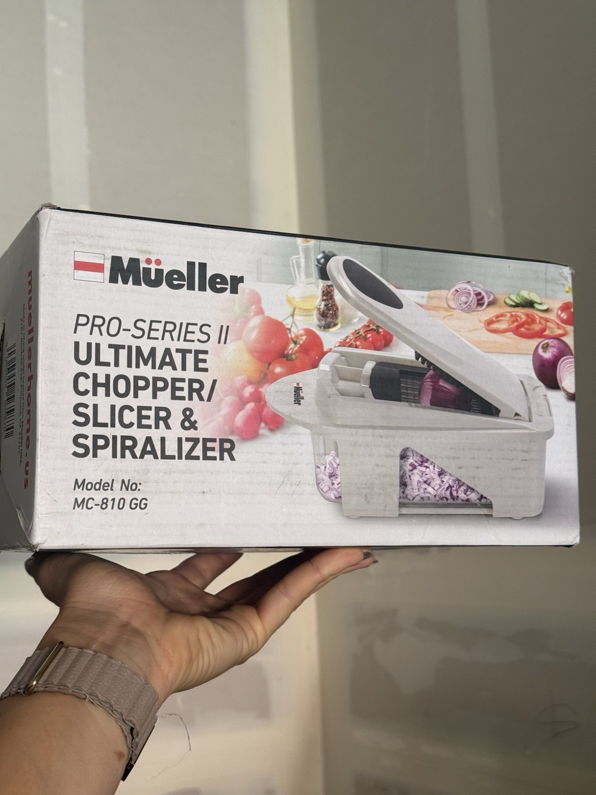 Mueller Food Chopper Slicer Spiralizer Kitchen Tool Stainless Steel Blades New gallery