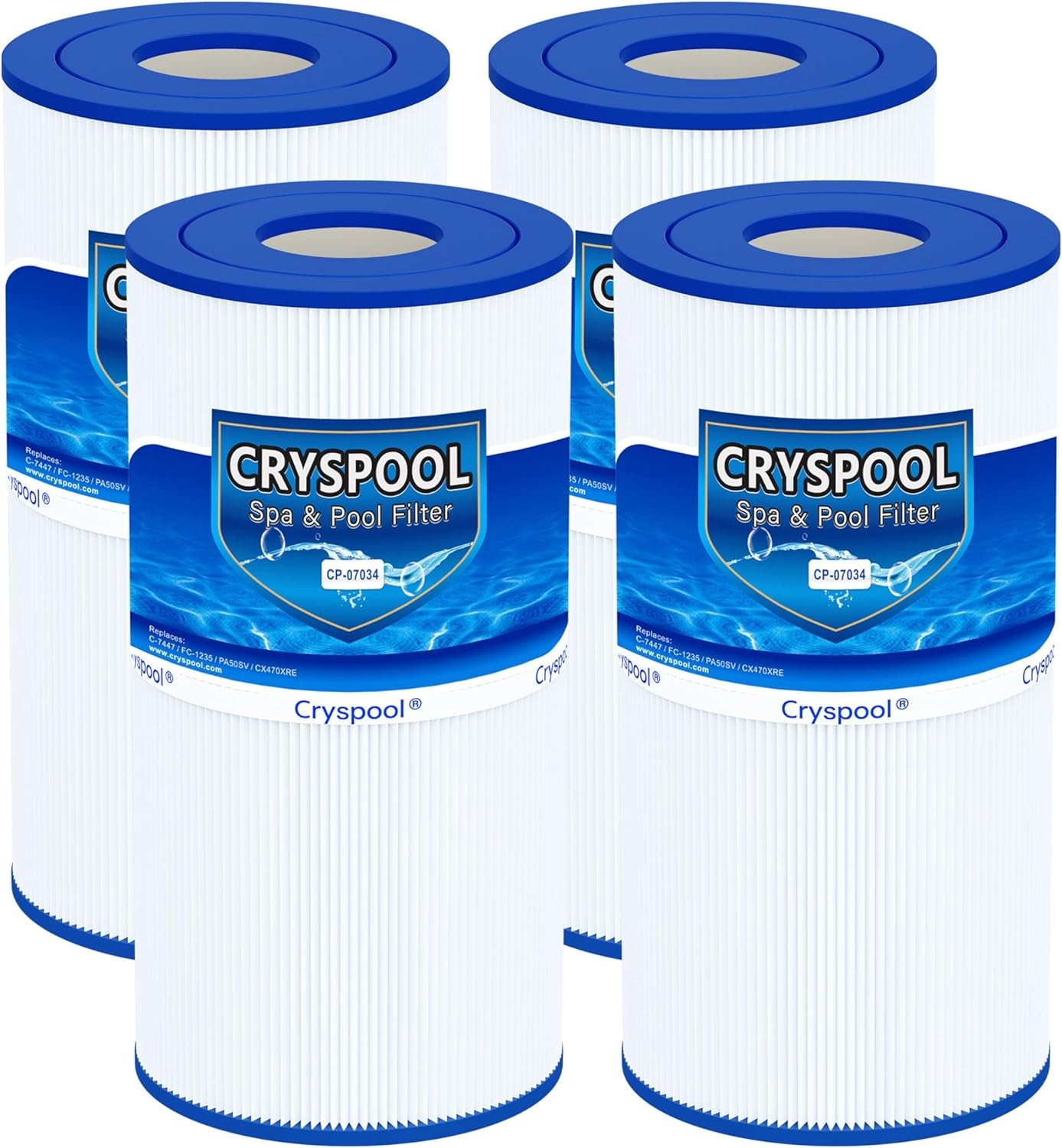 Cryspool 07034 Pool Filter Cartridge 4 Pack for CX470XRE & More gallery