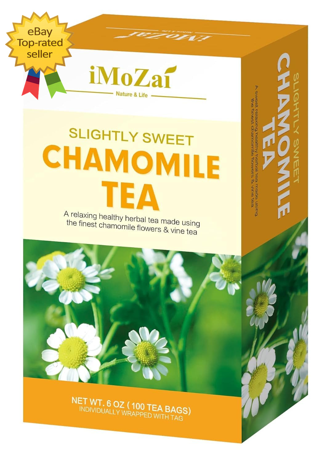 Chamomile Tea Bags 100 Count Individually Wrapped gallery
