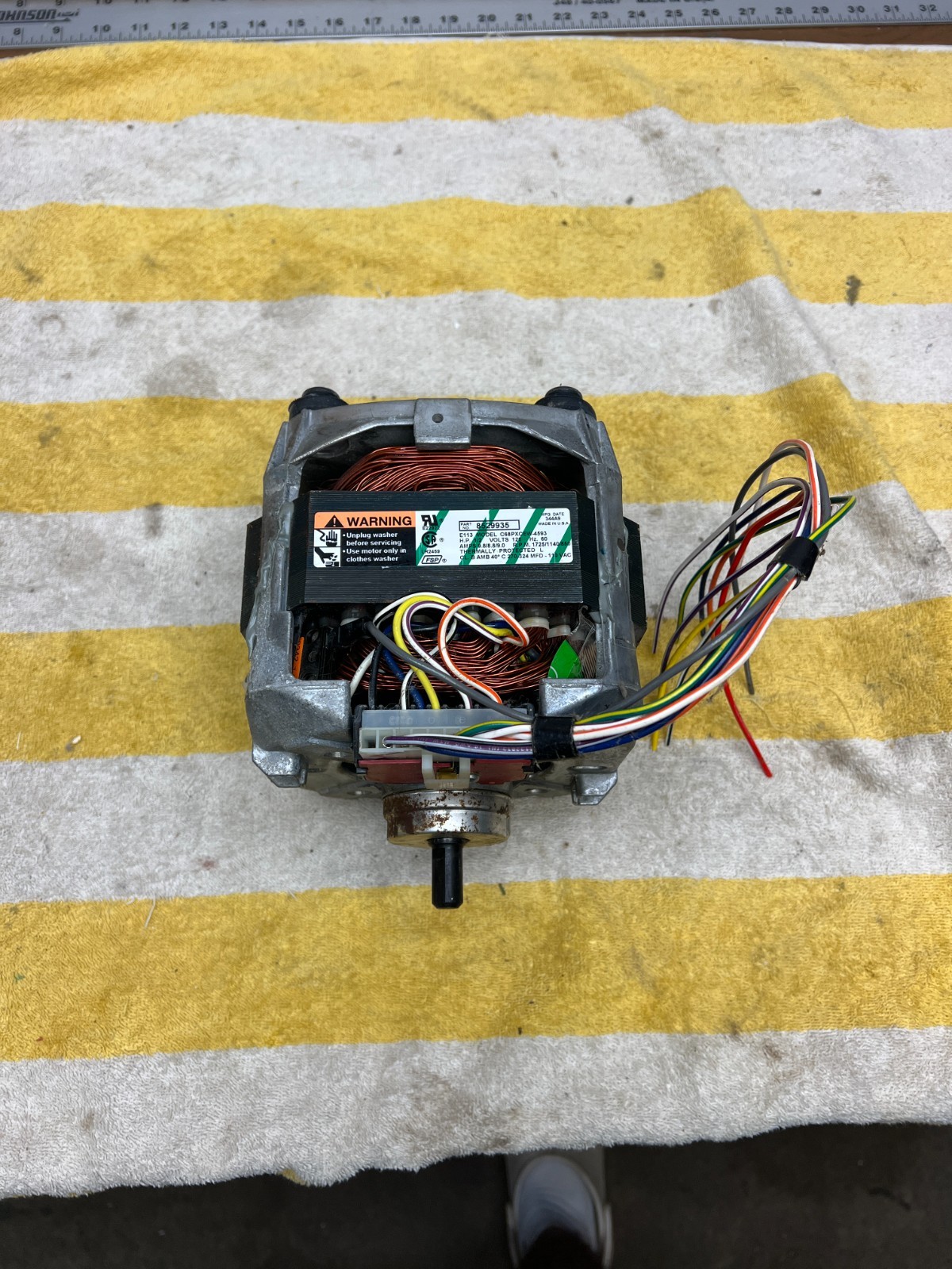 WP8529935 OEM Genuine Whirlpool Washer Main Drive Motor Assembly gallery