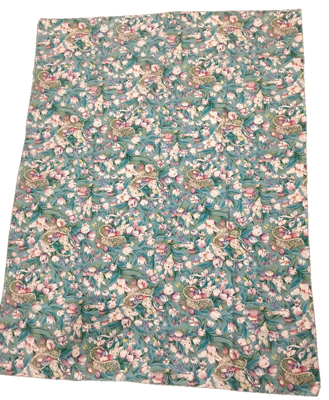 Easter Tablecloth Bunny Rabbit Basket Colored Eggs Holiday Celebration 60x80 gallery