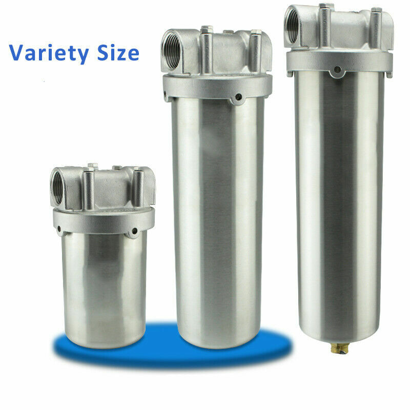 Updated Various Size 304 Stainless Steel Water Filter Housing Cylinder Newest gallery