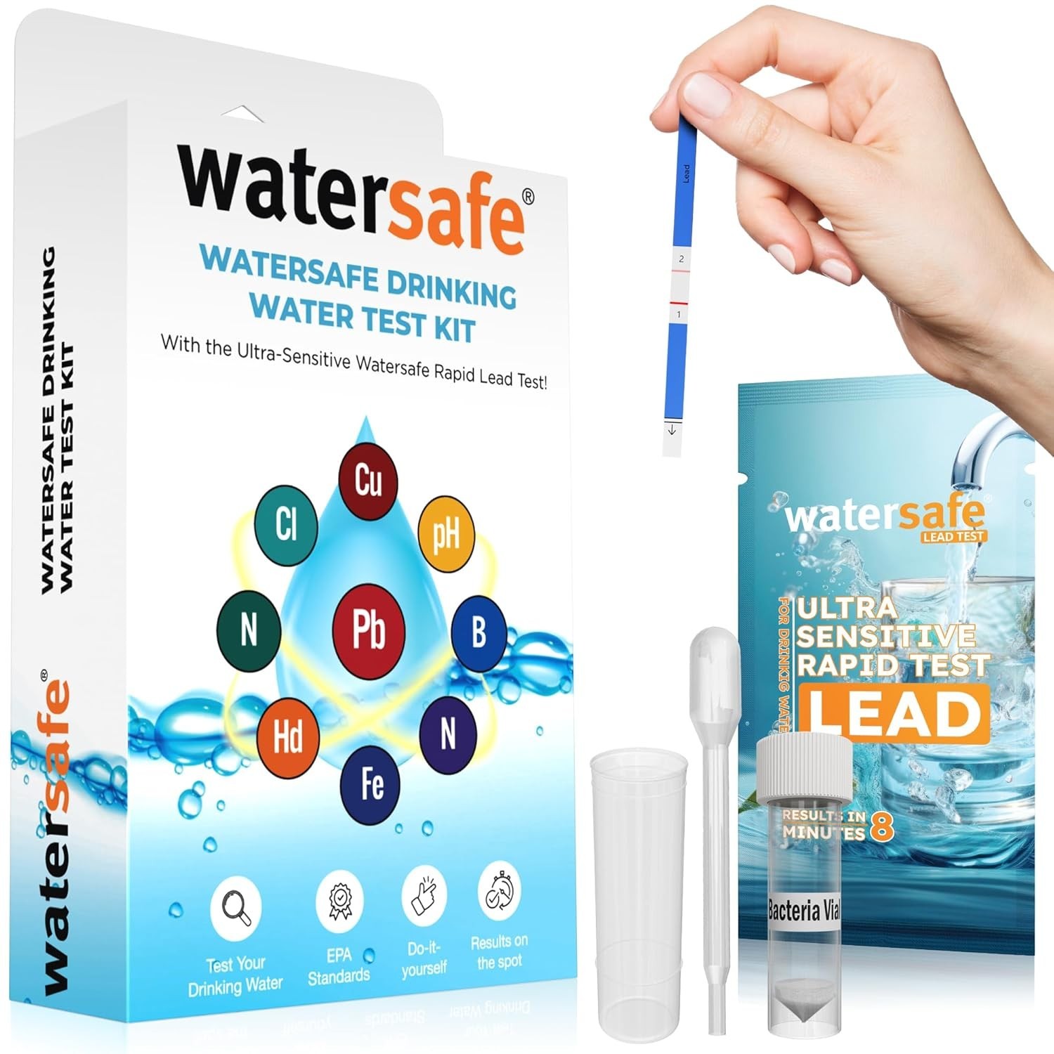 The Water Testing Kit for Drinking Water, Well and Tap Water, Sensitive Lead... gallery