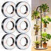 Ceiling Grow Lights for Indoor Plants, 288 LED Full Spectrum 3.5in Halo Plant... gallery