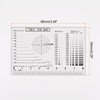 Transparency SEC Size Estimation Chart 8cm 0.2mm Diameter Area Line Width gallery