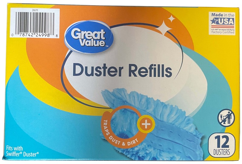 Great Value Duster Refills, 12 Ct 2 Pack- Compatible with Swiffer Dusters gallery
