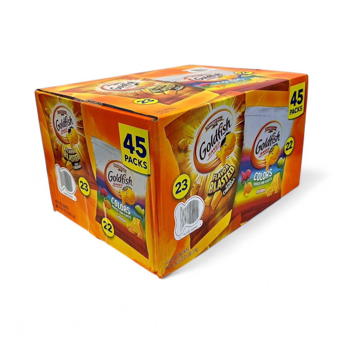 Goldfish Variety Pack Xtra Cheddar Flavor Blasted and Colors 45-Pack gallery