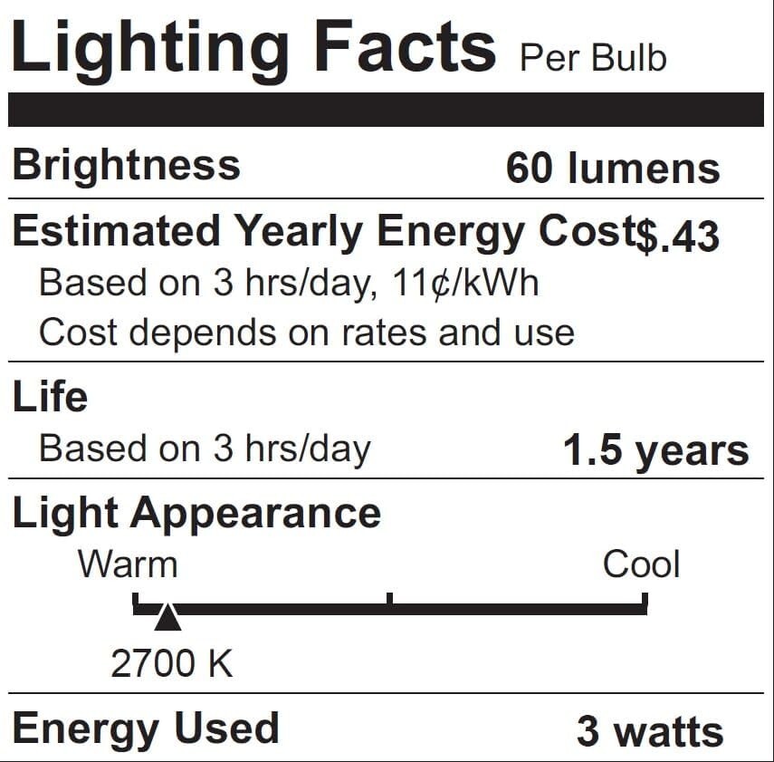 Creative Hobbies® 3W Flicker Flame Light Bulb-Flame Shaped, Stdard Base -10 Pack gallery