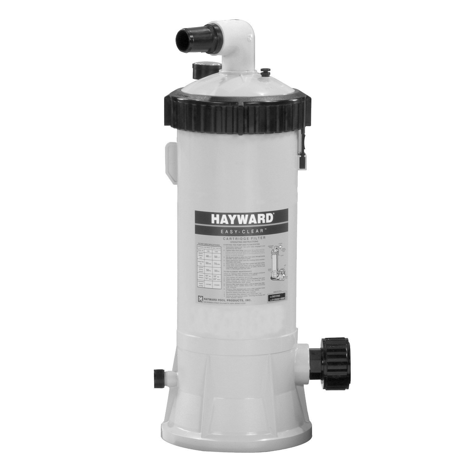 Hayward Easy-Clear Above Ground Pool Pump Filter System, 1 Horsepower, 40 Sq Ft gallery