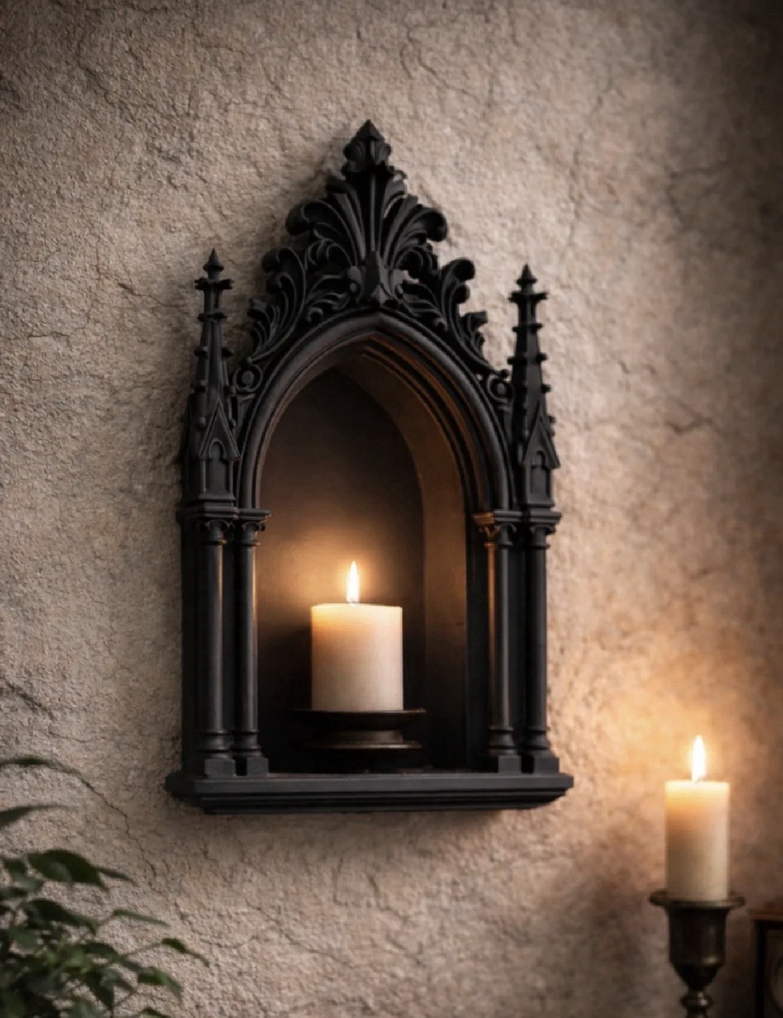 Gothic Cathedral Wall Altar Arched Sconce gallery