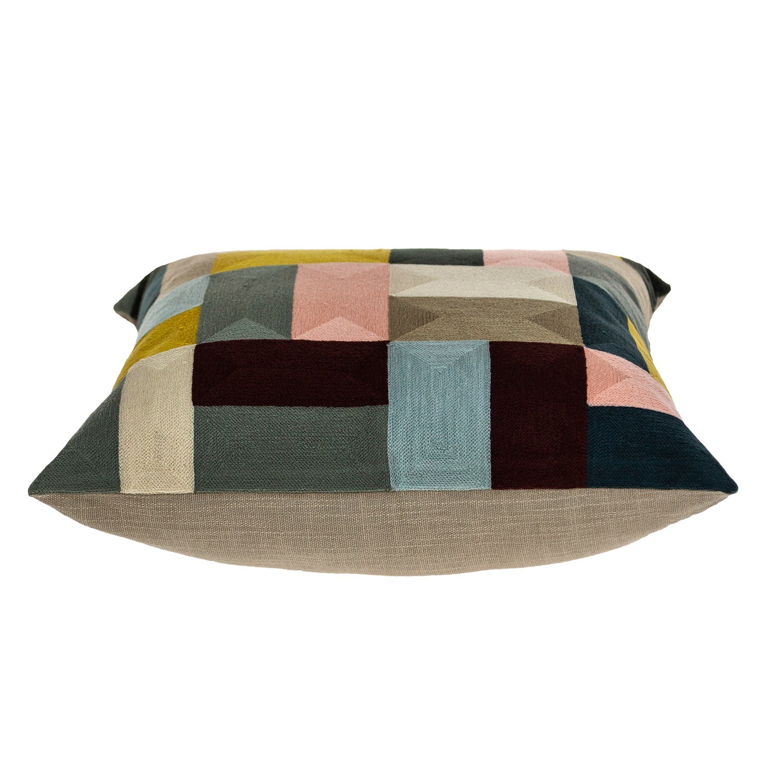 Parkland Collection Bollix Multicolor Geometric Throw Pillow, 20 x 20 gallery