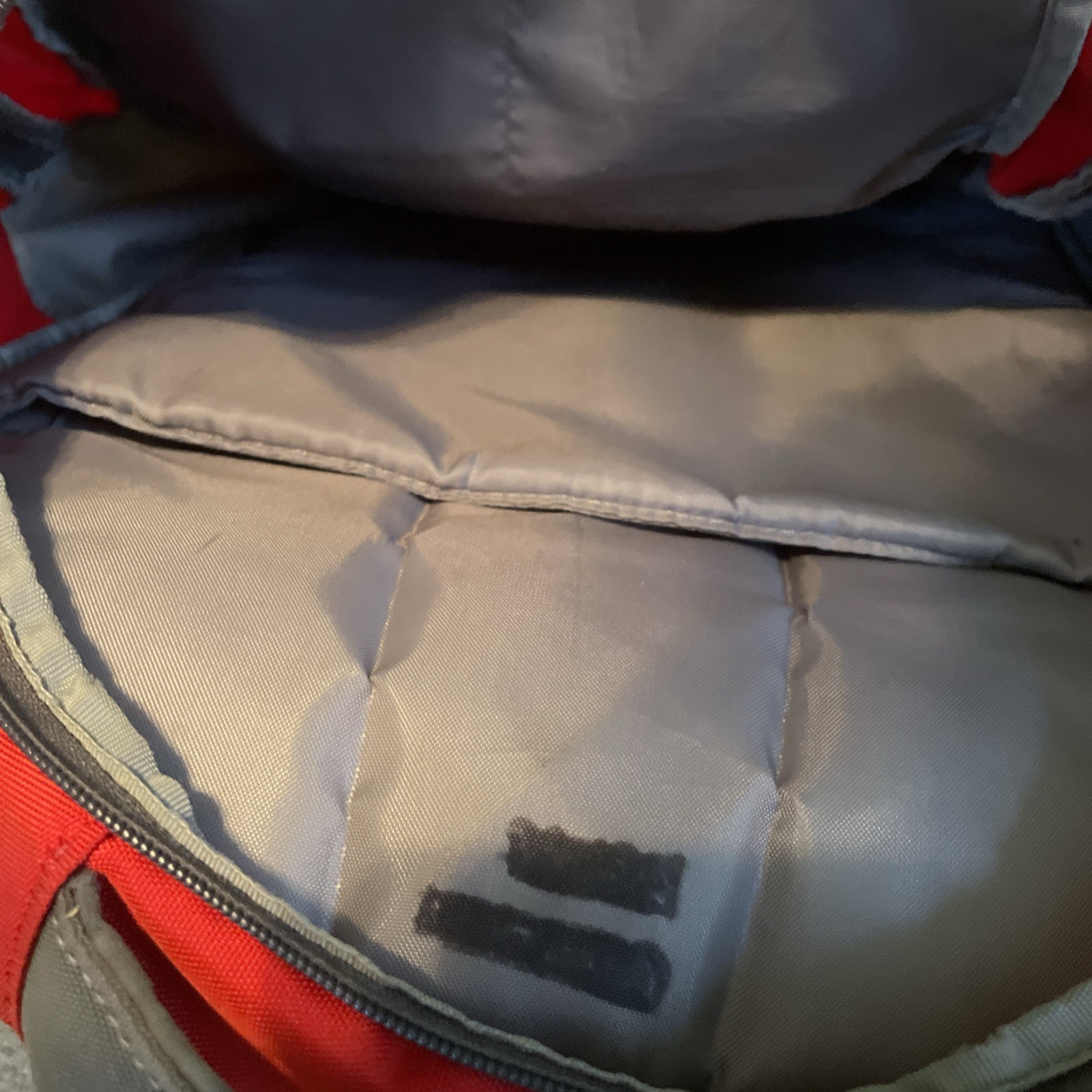Under Armor Storm 1 School Backpack 4 Pockets Red And Gray Color 3