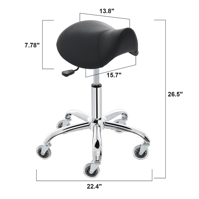 Saddle Stool with Versatile & Modern Design, Heavy Duty & Stable, Easy Assembly gallery