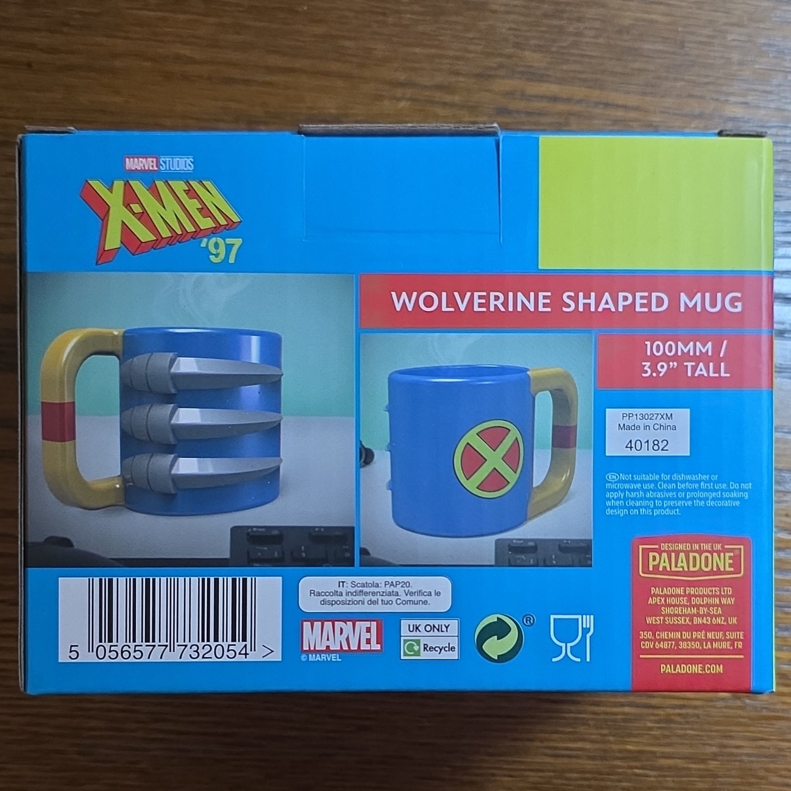 Paladone X-Men '97 Wolverine Figural Novelty Mug Ceramic 3.9 in Tall gallery