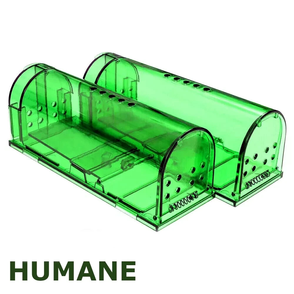 1, 2,4, 6-Humane Mouse Traps Live Catch & Release No Kill Rat Mice Trap Reusable gallery