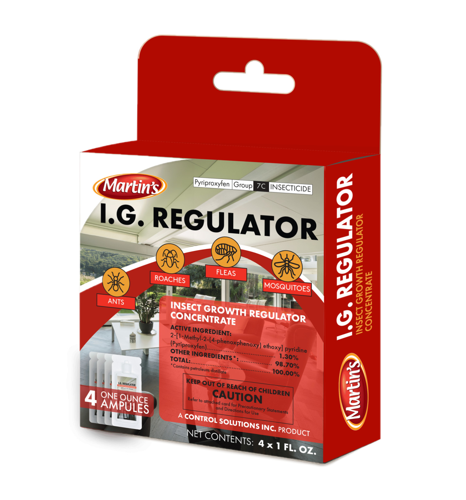 Martin's IGR Insect Growth Regulator 4 x 1 fl oz Ampules by Control Solutions gallery