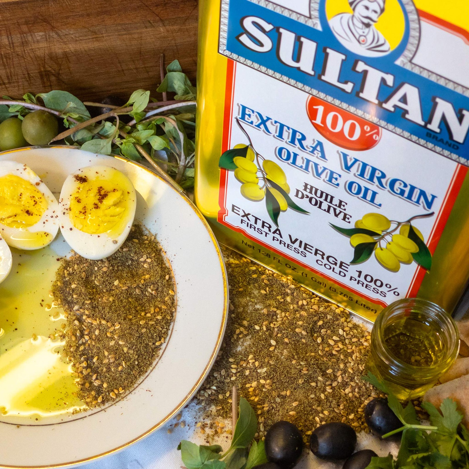 Sultan Premium Extra Virgin Olive Oil – First Cold-Pressed Rich Fruity Flavor gallery