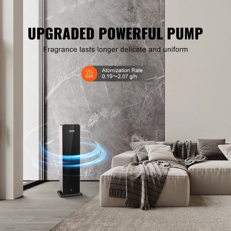 VEVOR Scent Air Machine 950ml Bluetooth Cold Air Diffuser 3000sq.ft Waterless gallery