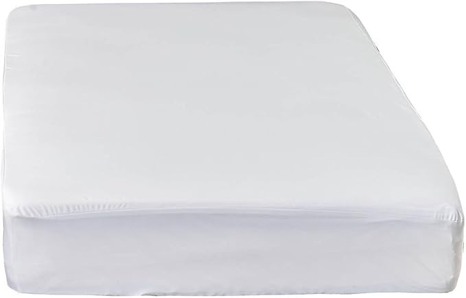 Kingnex Waterproof RV Bunk Mattress Protector Narrow Twin 30x75 White Cover. gallery
