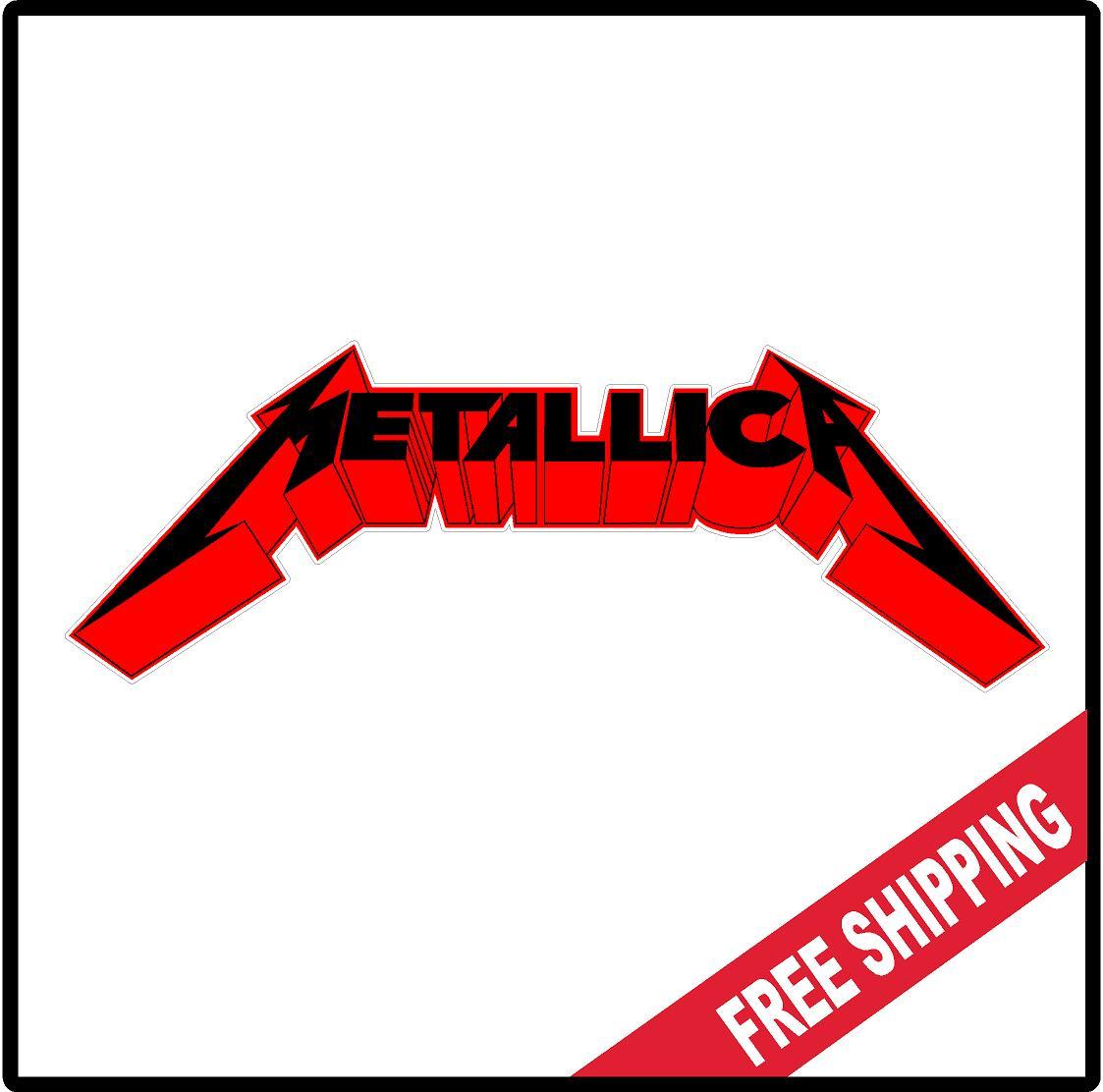 Metallica Vinyl Wall logo Decal Sticker Heavy Metal Rock Band Various Sizes gallery