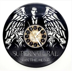 SUPERNATURAL Vinyl Record Clock | Office Movie Fan Gift | FREE SHIPPING